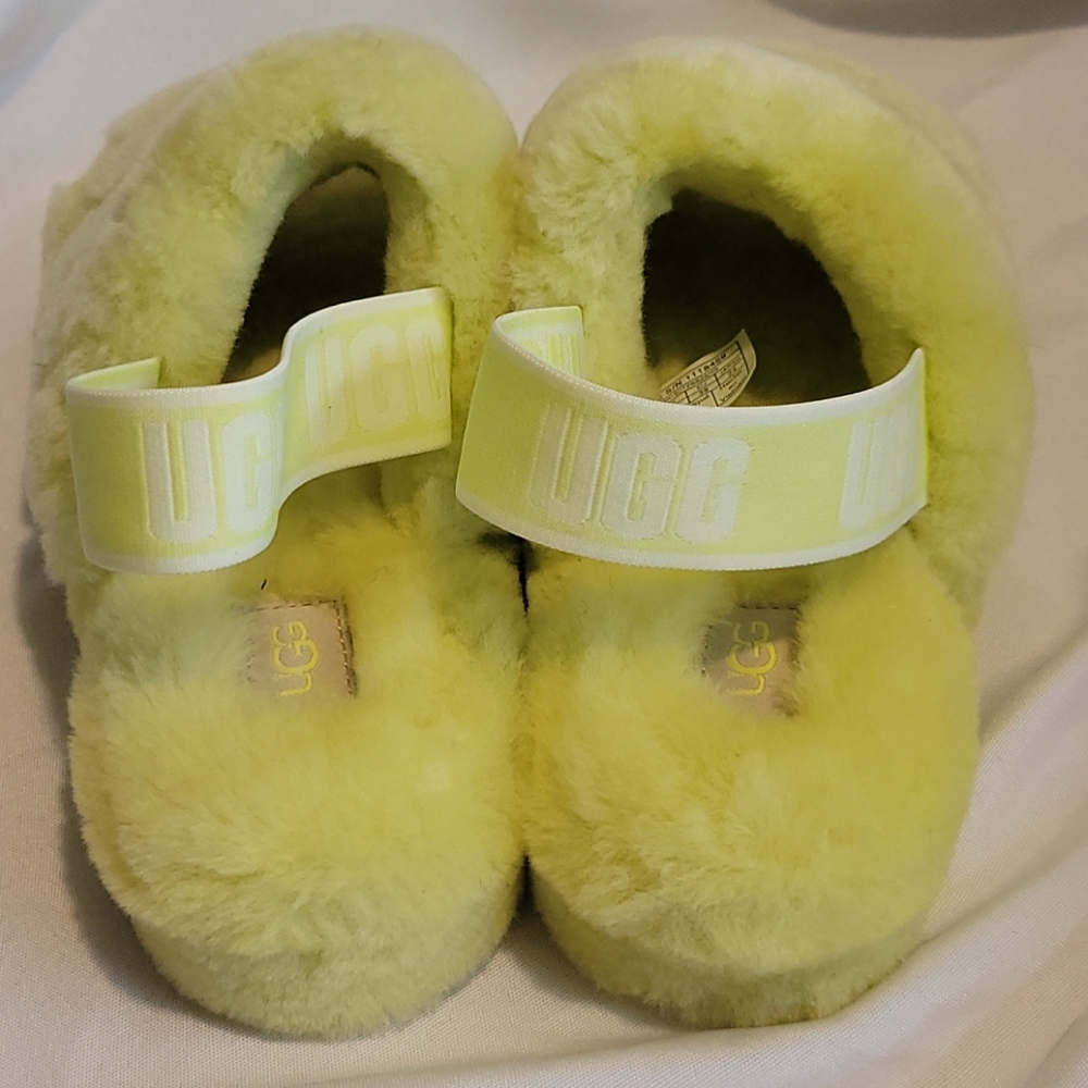 UGG FLUFF YEAH SLIDE SLINGBACK